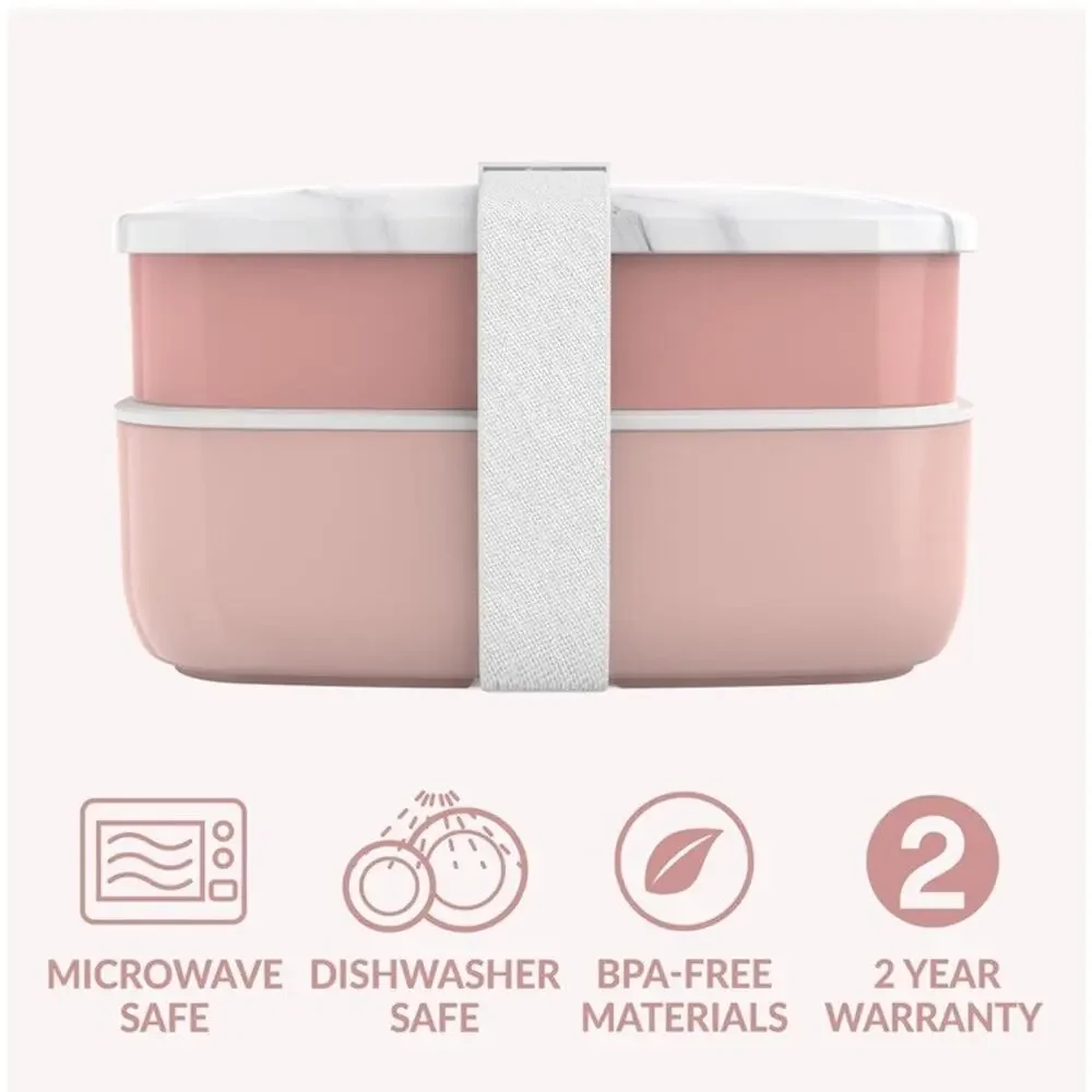 Bentgo Classic All-in-One Stackable Bento Lunch Box Container Meal Prep To Go